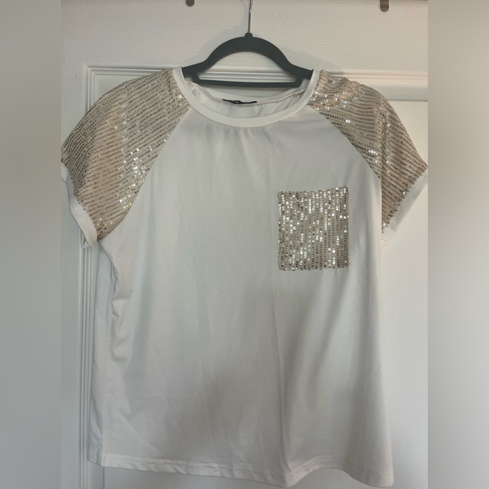 Sequin tee shirt